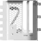 Montech Riser Card Vertical GPU Mounting Kit, gewinkelt, PCIe 5.0, 200mm, weiß Vorschaubild