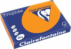 Clairefontaine Trophée Universalpapier matt neonorange, A3, 80g/m², 500 Blatt