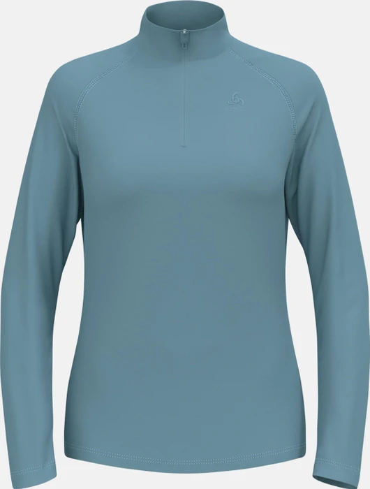 Odlo Rigi Mid Layer Half Zip Laufshirt langarm provincial blue (Damen)