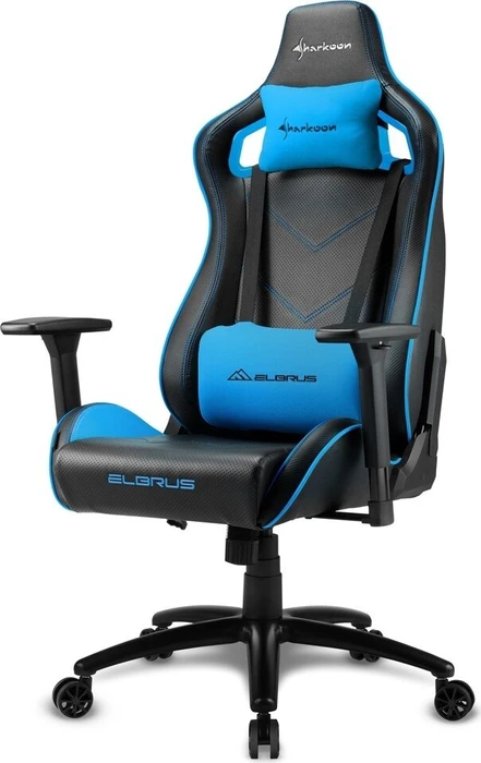 Sharkoon Elbrus 2 Gamingstuhl, schwarz/blau