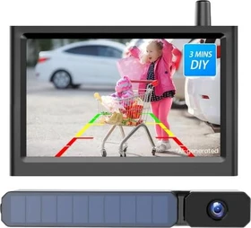 Auto-Vox Solar Kabellos Rückfahrkamera Set