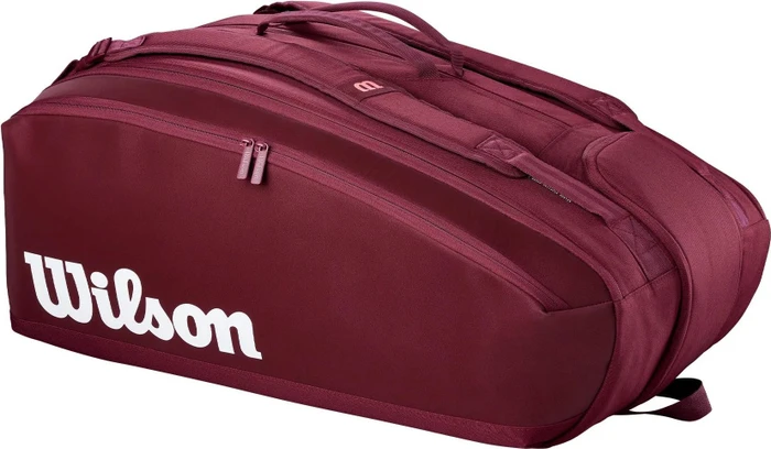 Wilson Defyer 15 Pack Tennistasche burgundy