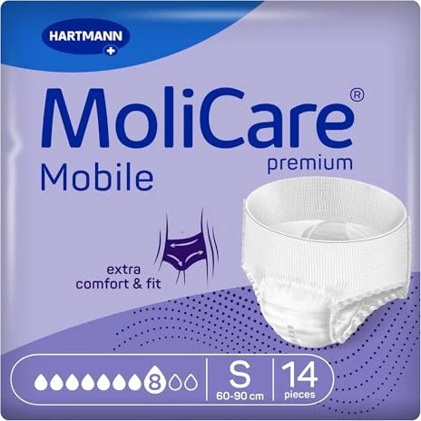 Hartmann MoliCare Premium Mobile 8 Tropfen Schutzhose Größe S, 14 Stück