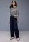 Street One Gestreiftes Shirt langarm schwarz (Damen) Vorschaubild