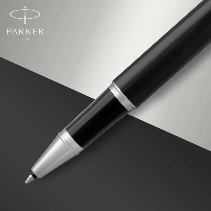 Parker IM Tintenroller (Mine) black lacquer/chrome trim, Geschenkbox