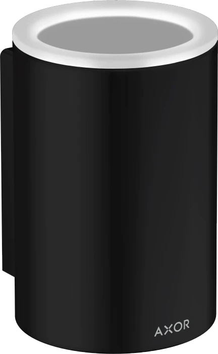 Hansgrohe Axor Universal Circular Zahnputzbecher mit Halter mattschwarz