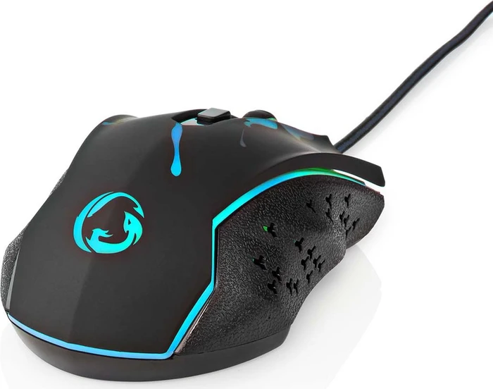 Nedis Gaming Mouse 3600dpi, schwarz, USB