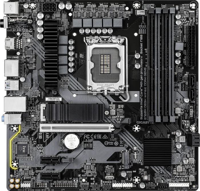 GIGABYTE B760M DS3H WIFI6E DDR4 GEN5 (Intel 1700)