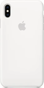 Apple Silikon Case für iPhone XS Max weiß