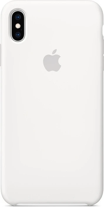 Apple Silikon Case für iPhone XS Max weiß
