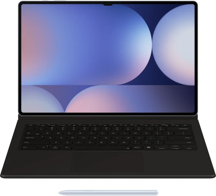 Samsung EF-DX925 Book Cover Keyboard mit AI-Taste für Galaxy Tab S9 Ultra / Tab S10 Ultra, schwarz, DE