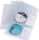 Durable CD/DVD Leerhülle, 10 Hüllen/40 Discs, 10 Stück (523819)