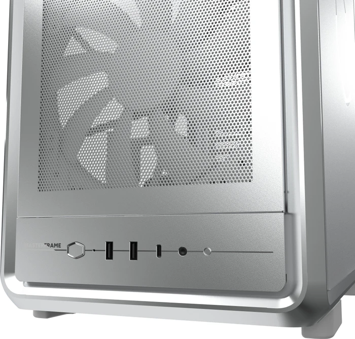 Cooler Master MasterFrame 500 Mesh ARGB, silber, Glasfenster