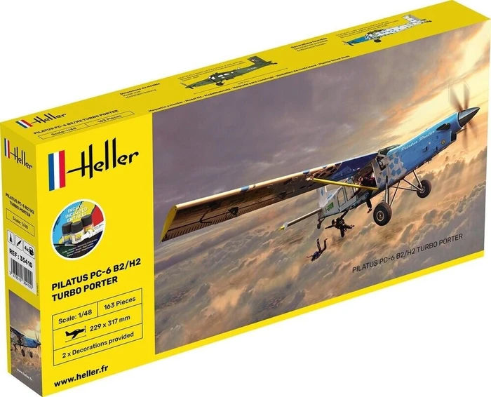Heller Starter Kit Pilatus PC-6 B2/H2 Turbo Porter
