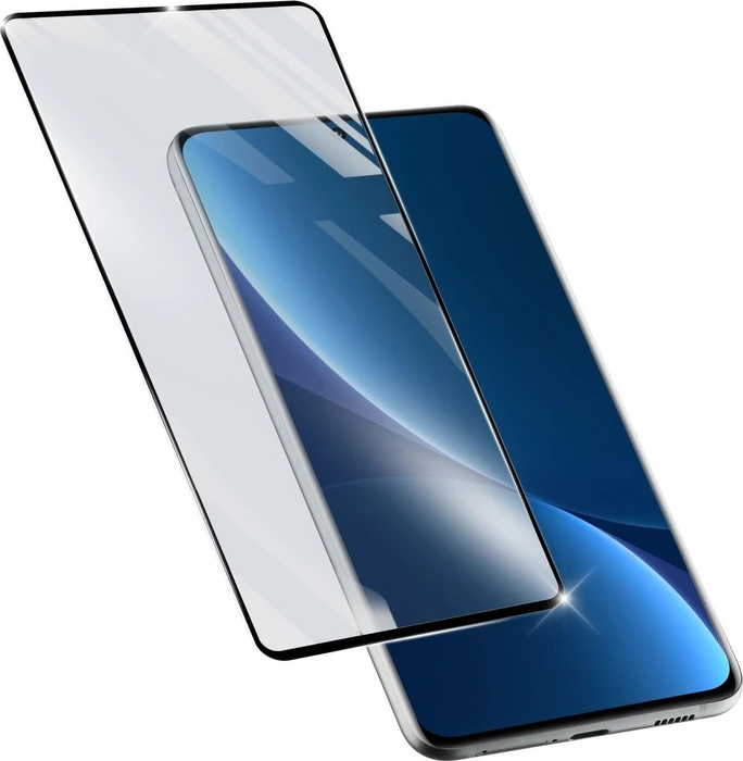 Cellularline Impact Glass Capsule für Xiaomi 12 Lite schwarz