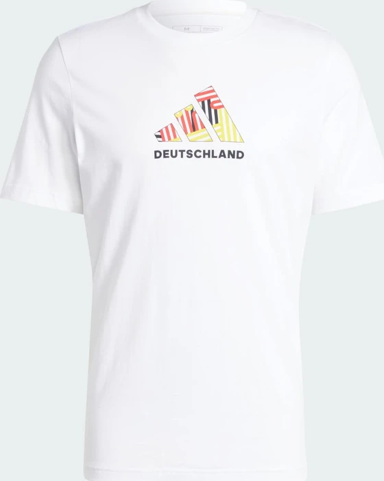 adidas Germany Football Fan Graphic T-Shirt kurzarm weiß (Herren)