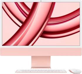 Apple iMac 24", Rosé, M3 - 8 Core CPU / 10 Core GPU, 8GB RAM, 512GB SSD [2023]