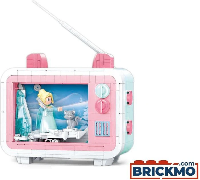 Sluban Girl's Dream Mini Handcraft Frozen Princess's TV