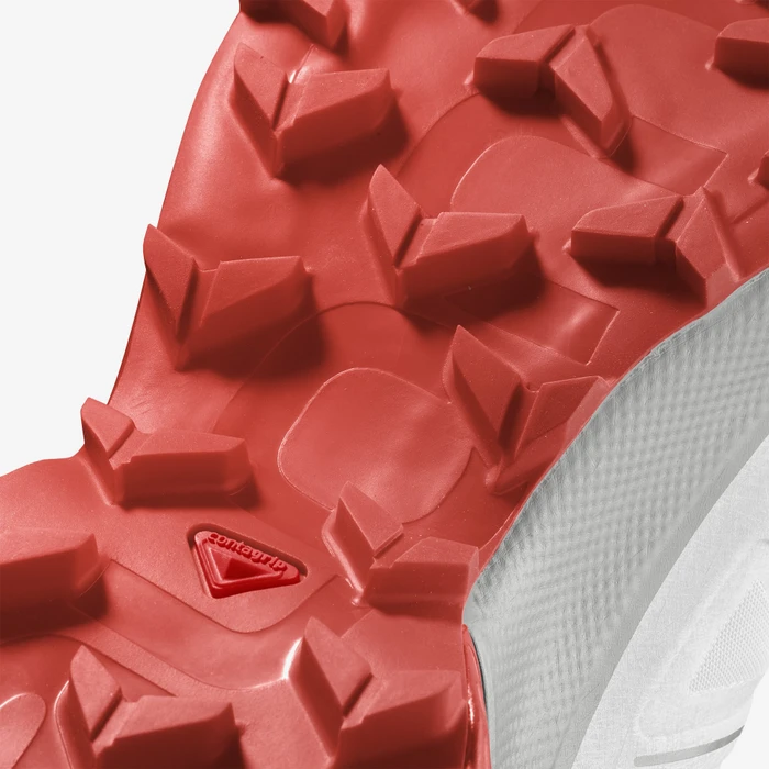Salomon Speedcross 5 white/cherry tomato (Herren)
