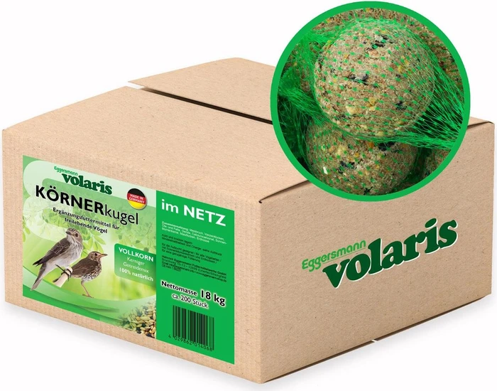 Eggersmann volaris KÖRNERkugel Vollkorn im Netz 200 Stück