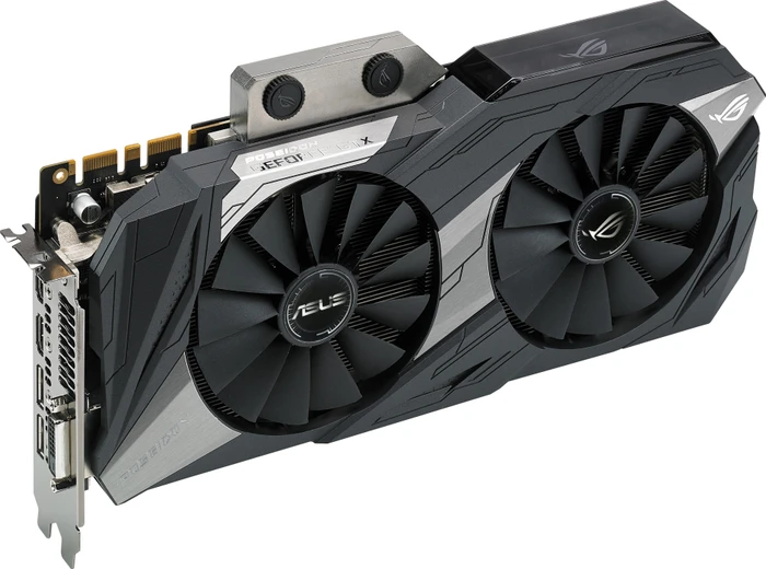 ASUS ROG Poseidon GeForce GTX 1080 Ti Platinum, ROG-POSEIDON-GTX1080TI-P11G-GAMING, 11GB GDDR5X, DVI, 2x HDMI, 2x DP