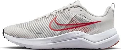 Nike Downshifter 12 platinum tint/black/white/light crimson (Herren)