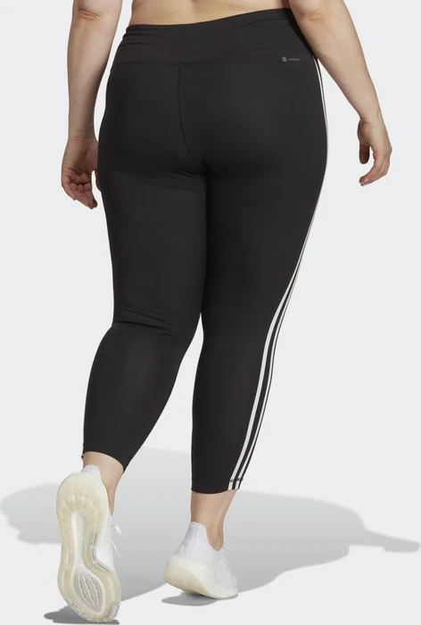 adidas Train Essentials 3-Streifen High-Waisted große Größen Hose 7/8 black (Damen)