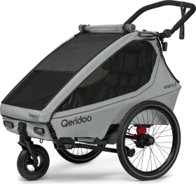 Qeridoo Kidgoo 2 Lite Fahrradanhänger titanium grey (Modell 2026)
