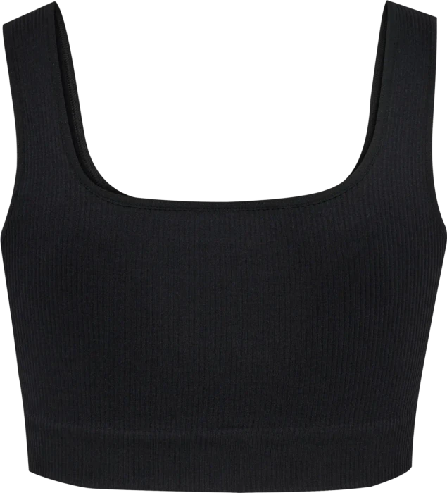 hummel Pulse Rib Sport-BH schwarz (Damen)