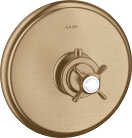 Hansgrohe Axor Montreux Thermostat mit Kreuzgriff brushed bronze