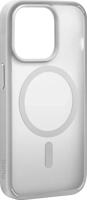 Puro Gradient Cover für Apple iPhone 15 Pro Max silber