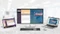 Dell KB700 Multi-Device Wireless Keyboard, Titan Gray, grau/schwarz, USB/Bluetooth, DE Vorschaubild