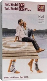 Bort Medical TaloStabil Eco Knöchelbandage Größe L silber, 1 Stück