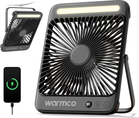 Warmco D4 Camping Tischventilator