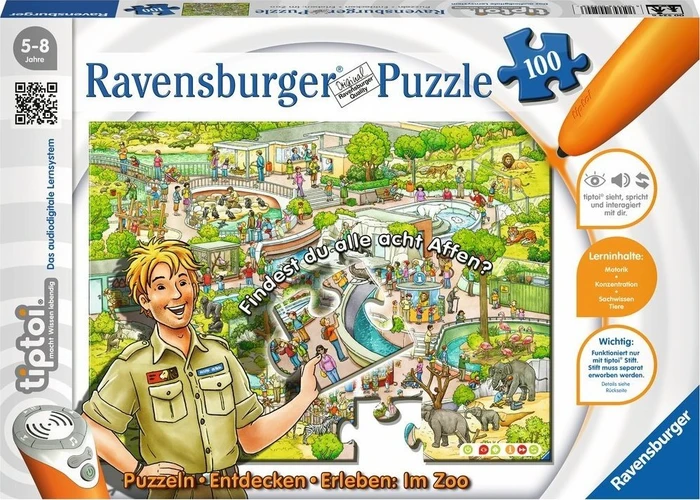 Ravensburger tiptoi Puzzle: Puzzeln, Entdecken, Erleben: Im Zoo