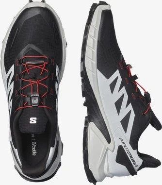 Salomon Supercross 4 black/white/fiery red (Herren)