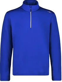CMP Fleece Stretch Performance Funktionsshirt langarm royal/bianco (Herren)