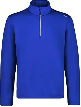 CMP Fleece Stretch Performance Funktionsshirt langarm royal/bianco (Herren)