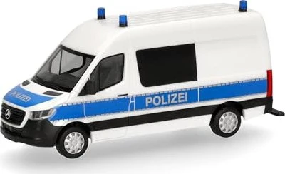Herpa Mercedes Sprinter '18 Halbbus Hochdach Polizei Nordrhein-Westfalen Brandermittler