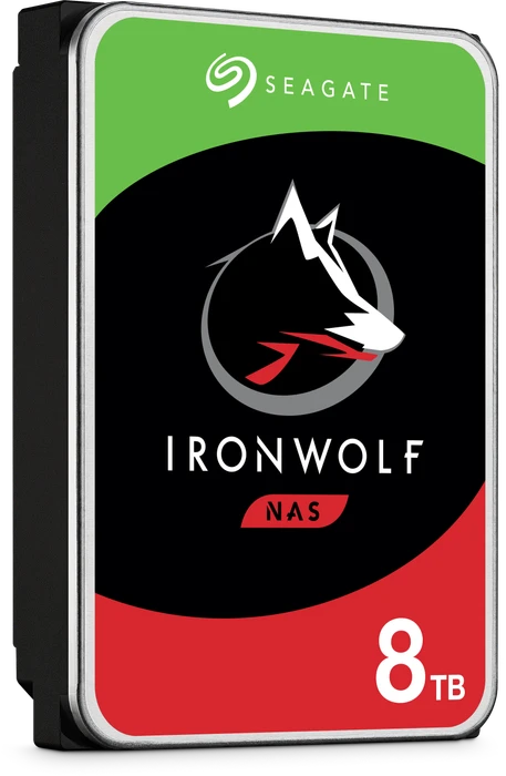 Seagate IronWolf NAS HDD 8TB, 24/7, 512e / 3.5" / SATA 6Gb/s