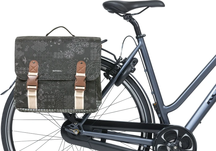 Basil Boheme MIK Doppeltasche Gepäcktasche schwarz
