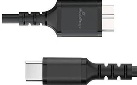 MediaRange USB 3.0 Micro-B auf USB Type-C Kabel 50cm schwarz