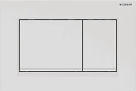 Geberit Sigma20/Sigma30 Betätigungsplatte für 2-Mengen-Spülung weiß matt/weiß/weiß matt
