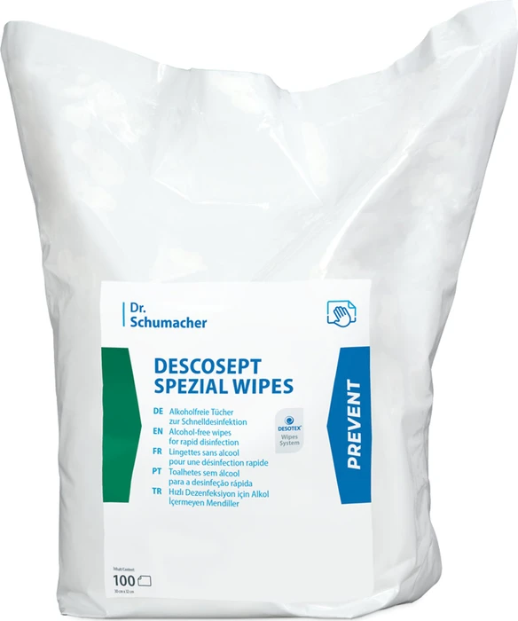 Dr. Schumacher Descosept Spezial Wipes Flächendesinfektionstücher, 100 Stück