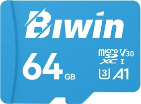 Biwin MS100 R100/W30 64GB, UHS-I U3, A1, Class 10