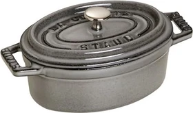 Zwilling Staub Mini-Cocotte Schmortopf oval 11cm 250ml grafitgrau