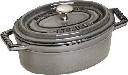 Zwilling Staub Mini-Cocotte Schmortopf oval 11cm 250ml grafitgrau