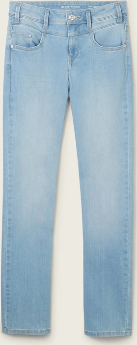 Tom Tailor Alexa Straight Jeans mit recyceltem Polyester Jeans light stone wash denim (Damen)
