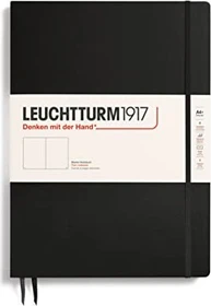 Leuchtturm1917 Classic Master Slim Notizbuch, A4+, glatt, Hardcover, schwarz