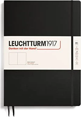Leuchtturm1917 Classic Master Slim Notizbuch, A4+, glatt, Hardcover, schwarz